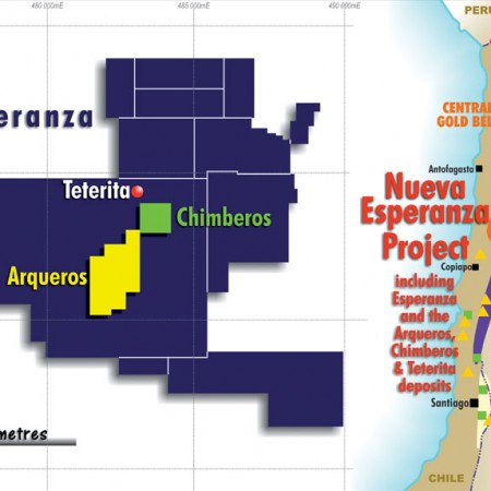 Location of the Nueva Esperanza Project